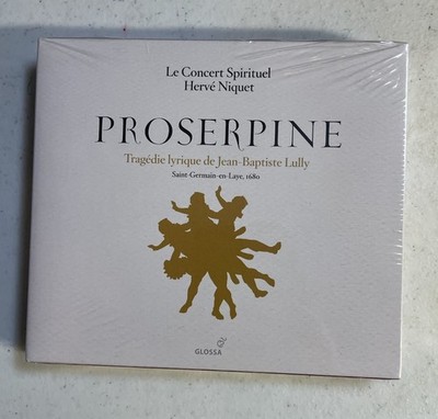 Proserpine Tragedie Lyrique De Jean Baptiste Lully Cd NEW Le Concert Spiritul