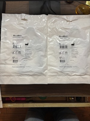 2- ResMed Headgear for Air Fit N10. SML. Grey & Purple REF:  63261.