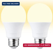 2-Pack 1700LM Universal Garage Door Opener LED Bulb A19, 3000K  UL FC