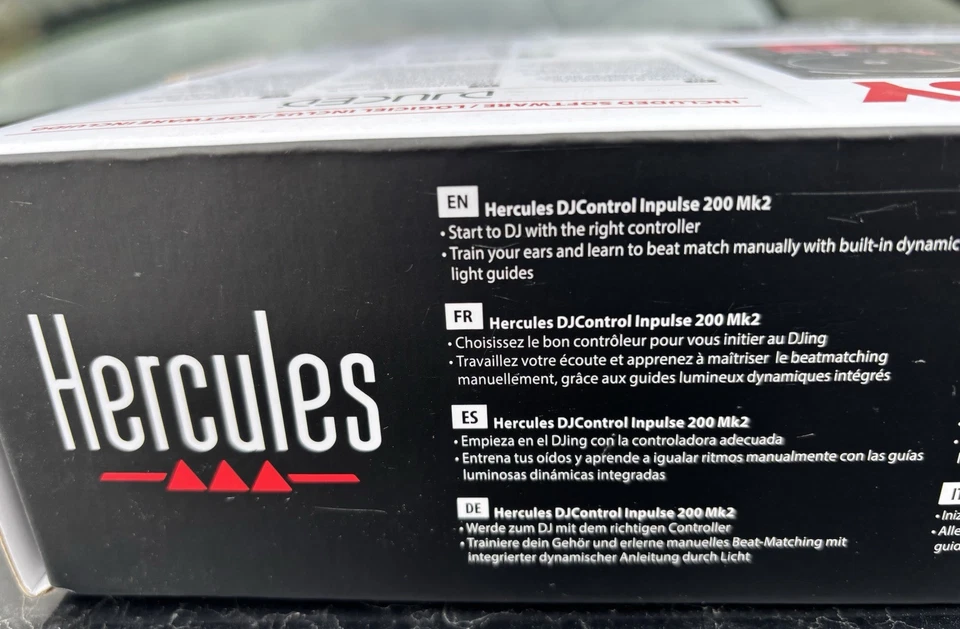 Hercules DJ Control Inpulse 200 MK2 2-Deck DJ Controller With software links. - Image 4 of 4