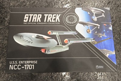 EAGLEMOSS STAR TREK TOS ORIGINAL SERIES USS ENTERPRISE NCC-1701 w/MAGAZINE