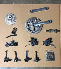 Shimano XTR MTB Groupset Build Kit Crankset Shifters Derailleurs Brakes BB-UN91