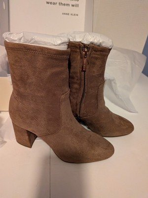 Anne Klein TRUFFLE Women's City Boots CITYO1F9, US  Size 5.5
