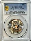 1956 Franklin Silver Half Dollar 50C– PCGS MS64 Gold Shield- FS-401 “Bugs Bunny”