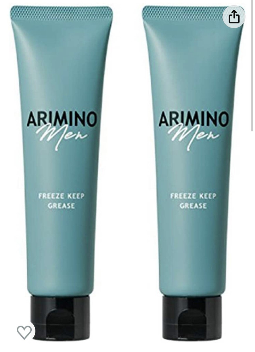 5本セット ARIMINO FREEZE KEEP GREASE Arimino Men Freeze Keep Grease (100 g) Strong Hold Wet Look