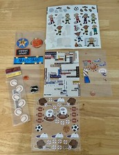 Sports Scrapbook Stickers, 1 unopened, Lot of Partially Used Stickers