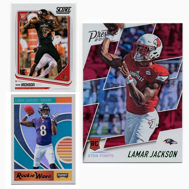 3 - LAMAR JACKSON ROOKIE CARDS! Xtra Points, Rookie Wave, & Score RC. - PSA 10? | eBay