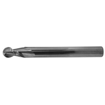 VHM Vollradius Fräser Schlicht Z2 Ø6x10x54x6mm Kunststoff Alu VHW Kugel Schaft