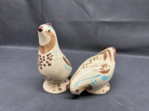 Red Wing "BOB WHITE" Quail ~ USA ~ MCM ~ Figural Salt & Pepper Shakers