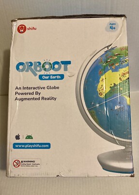 Orboot Earth by PlayShifu (App Based): Interactive AR Globe for Kids, STEM Toy