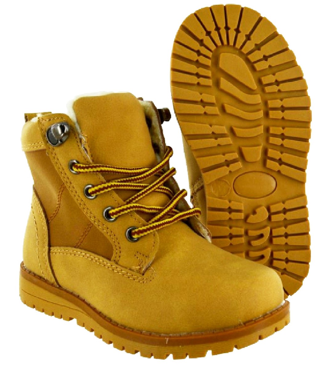 KIDS BOYS GIRLS CHILDRENS INFANTS ZIP UP FUR LINED WARM ANKLE