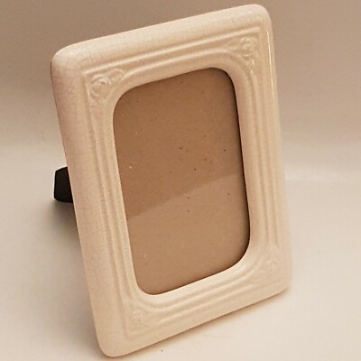 Bilderrahmen Porzellan Elfenbein - Rose Design Shabby Chic Stil Vintage (B8)