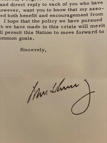 John F Kennedy -Typed Letter Signed - Printed Signature Re/ CUBA Crisis - LOOK - Picture 2 of 3