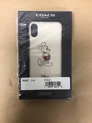 Coach x Disney Chalk White Posing Mickey Mouse Phone Case | For