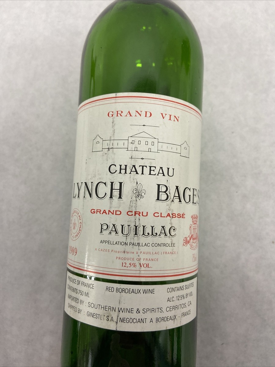 ワイン 1989 Pauillac LYNCH BAGES 1989-lynch-bages-bordeaux-red-