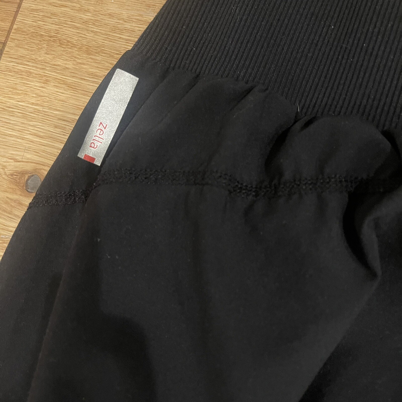 Zella Women's Regular Solid Black Cinched Athleti… - image 9