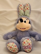 Disney Store Minnie Mouse Easter Bunny Plush Toy Doll