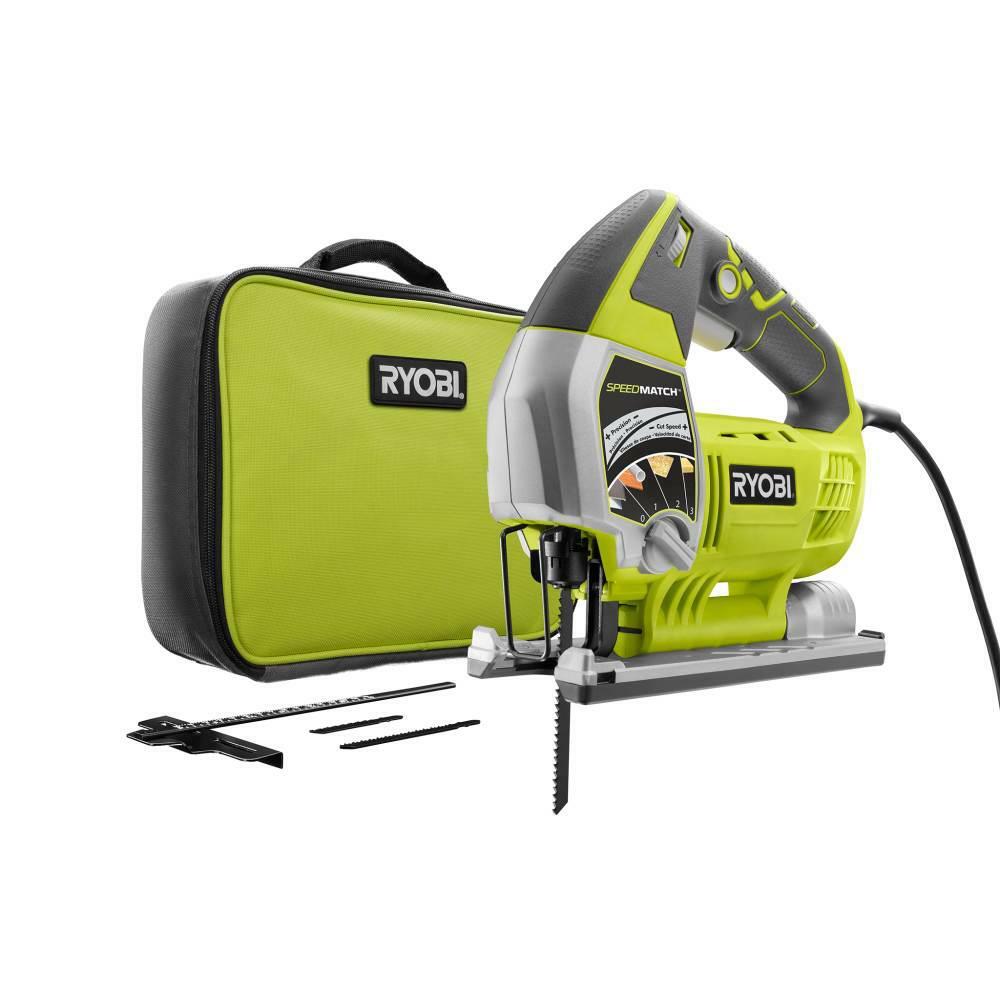 Ryobi JS651L1 6.1 Amp Variable Speed Orbital Jigsaw with Speed Match by Ryobi