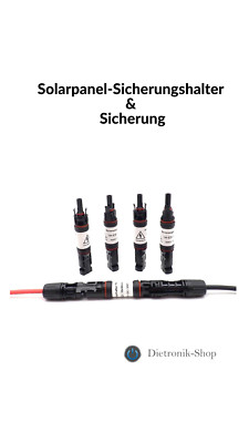 MC4 Solarpanel-Sicherungshalter mit Sicherung