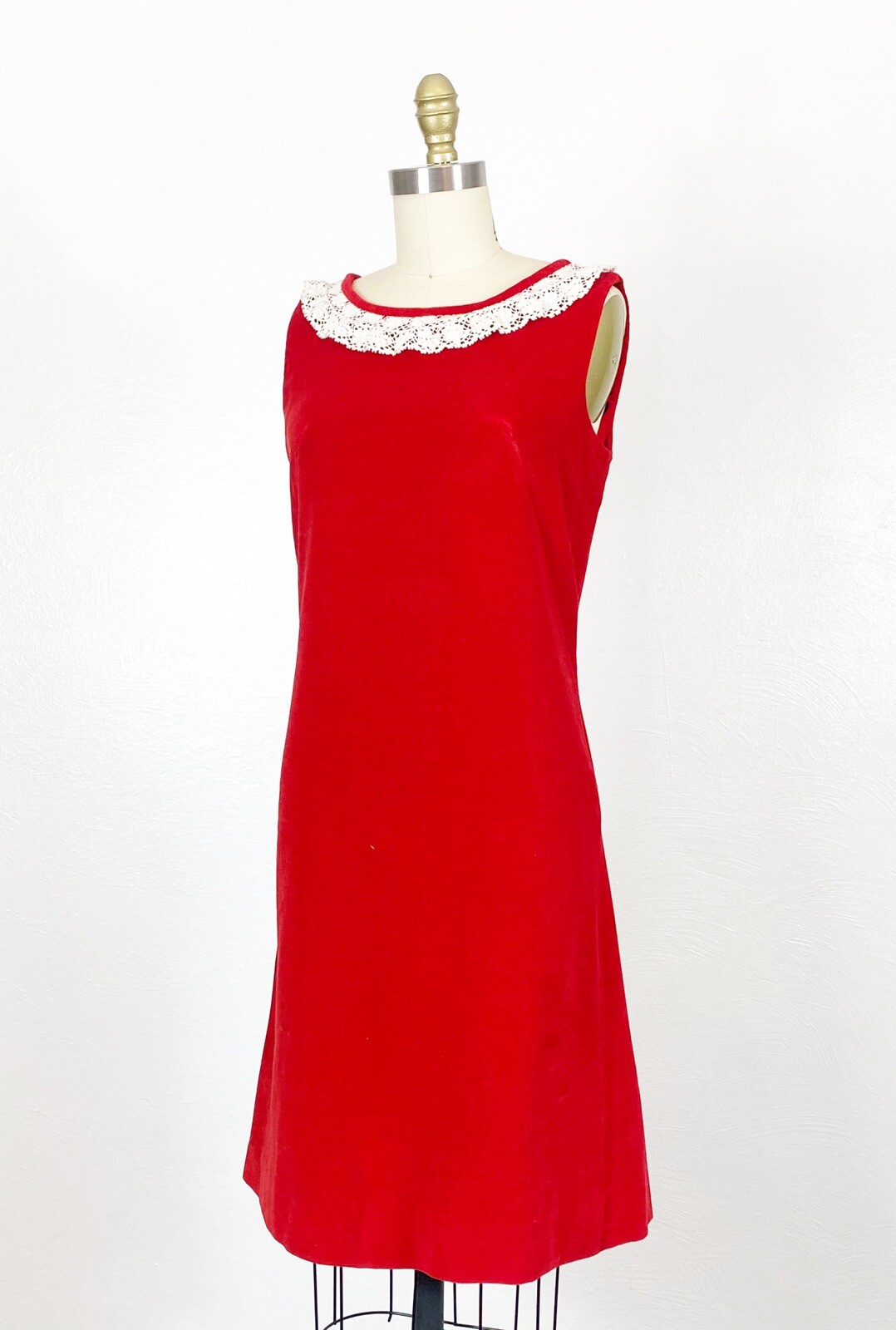 1960s Velvet Dress - 1960s Shift Dress - 1960s Mo… - image 6