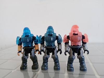 Mega Bloks Halo Spartan ODST Customized 3 figures