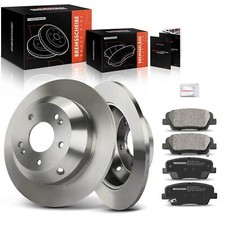 Brake Discs+Brake Pads Rear 302mm for Hyundai Grand Santa Fe Kia Sorento II XM