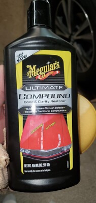 Meguiar's-G17216 Ultimate Compound 15.2Oz Single Stage Clear Coat Scratch Remove