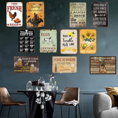 Targa in metallo retrò super resistente, D&D Knowledge Dungeons and Dragons Player's Rules Game Poster Wall Iron Decor Cafe Courtyard Garden Decor Farm House Sign Art Prints 20 x 30 cm