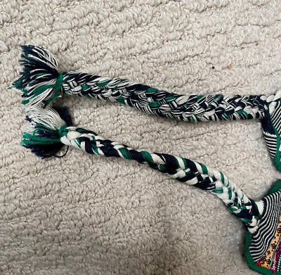 Vintage Guatemalan Handwoven Textile Sash Belt Bird Motif Multi Color Fringe 62\