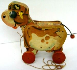 fisher price cow pull toy