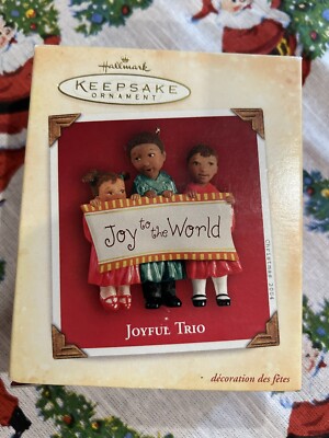 Hallmark Keepsake Ornament 2004 Joyful Trio Joy to the World New in Box