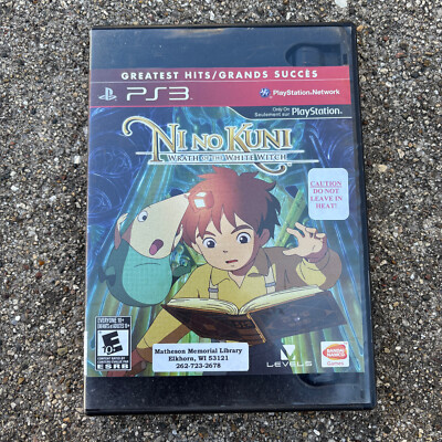 Ni No Kuni: Wrath of the White Witch - Video Game Case & Disc Ex-Library Tested