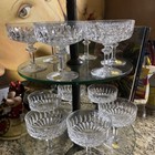 Set Of 12 BLEINKRISTALL West Germany Lead Crystal Sherbet Champagne Glasses — photo 2
