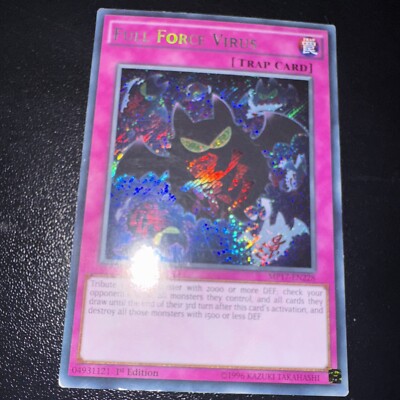 Full Force Virus MP17-DE228 Secret Rare Yu-Gi-Oh Karte 1. Auflage Mint Neu