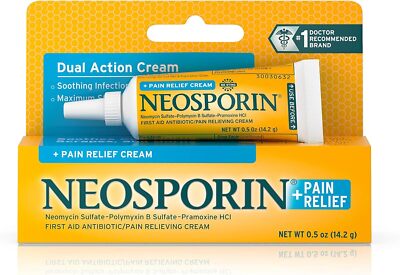 Neosporin Original First Aid Antibiotic Ointment with Bacitracin, .5 Oz Zinc