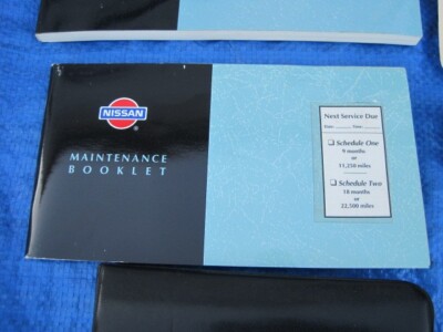 1994 Nissan 300zx owners manual, warranty and maintenance booklet