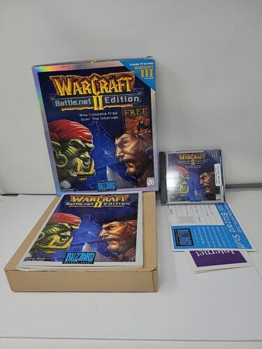 WarCraft II: Battle.net Edition Big Box (Windows/Mac, 1999) WIN98/95 CIB SELTEN - Bild 1 von 8