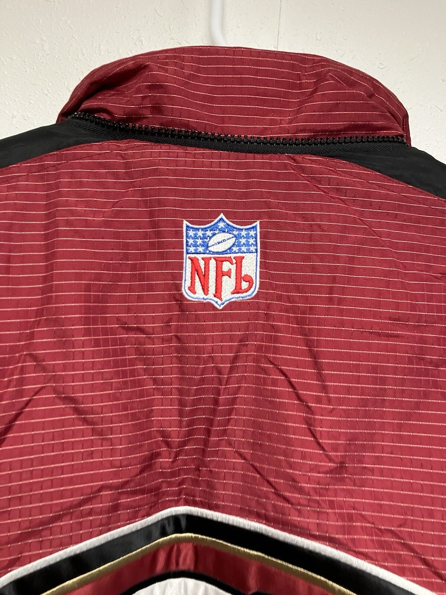 Vintage 1990s San Francisco 49ers Triple F.A.T. Goose Puffer Jacket Large