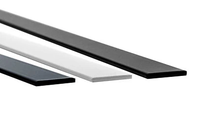 MARKENLOS Material plano de aluminio "RECUBIERTO DE POLVO" perfil plano de aluminio barra plana
