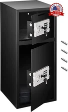 Extra Grande Caja Fuerte Digital De Seguridad Con Doble Puerta Para Dinero Armas