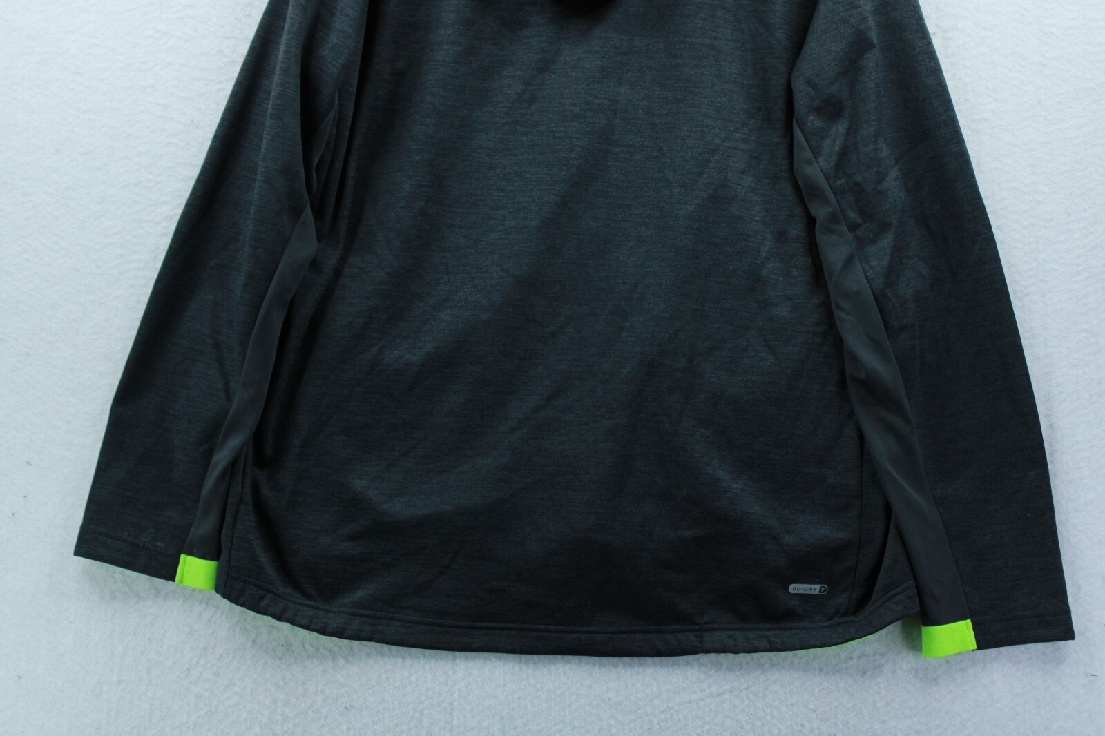 Old Navy Active Mens Black 1/4 Zip Long Sleeve Activewear Shirt Size