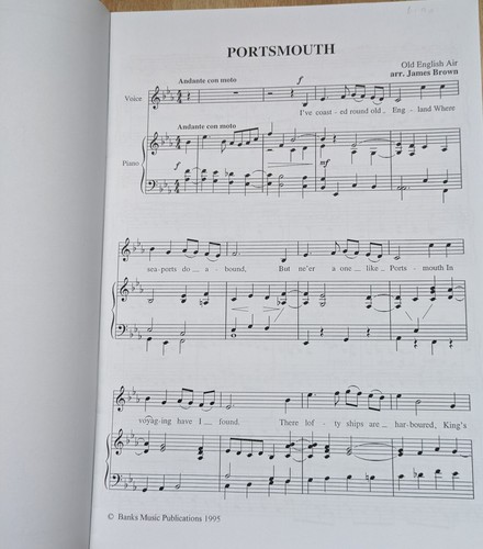 Portsmouth Old English Air (High Voice/Piano) - Picture 2 of 2