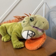 Wild Republic Iguana Full Body Hand Puppet 29 Realistic Plush Stuffed Animal