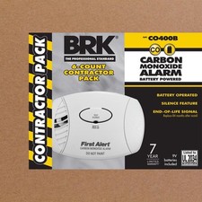 BRK Battery-Powered Electrochemical Carbon Monoxide Detector - N/A