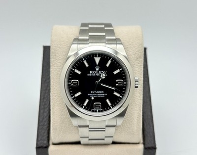 Rolex Explorer 214270 39mm Black Dial Stainless Steel