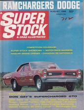 Super Stock Drag Illustrated August 1966 Don Gays Supercharged Gto Ramcha Super Stock Drag Illustrated August 1966 Don Gays Supercharged Gto Ramcha