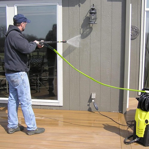 Manguera de lavadora a presión 50 pies 3600 psi flexible resistente a las torceduras manguera de lavadora eléctrica - Imagen 6 de 9
