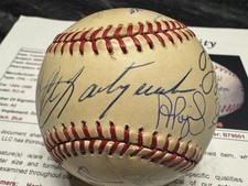 3000 Hit Club Signed Baseball 21x pujols Ichiro Gwynn ARod