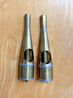 2 x Entenrufer - Handarbeit - Metall - attraktiv - für Sammler oder Gebrauch