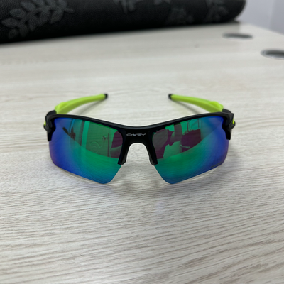 Oakley Flak 2.0 XL OO9188 Sunglasses Black Frame Prizm Green Lens